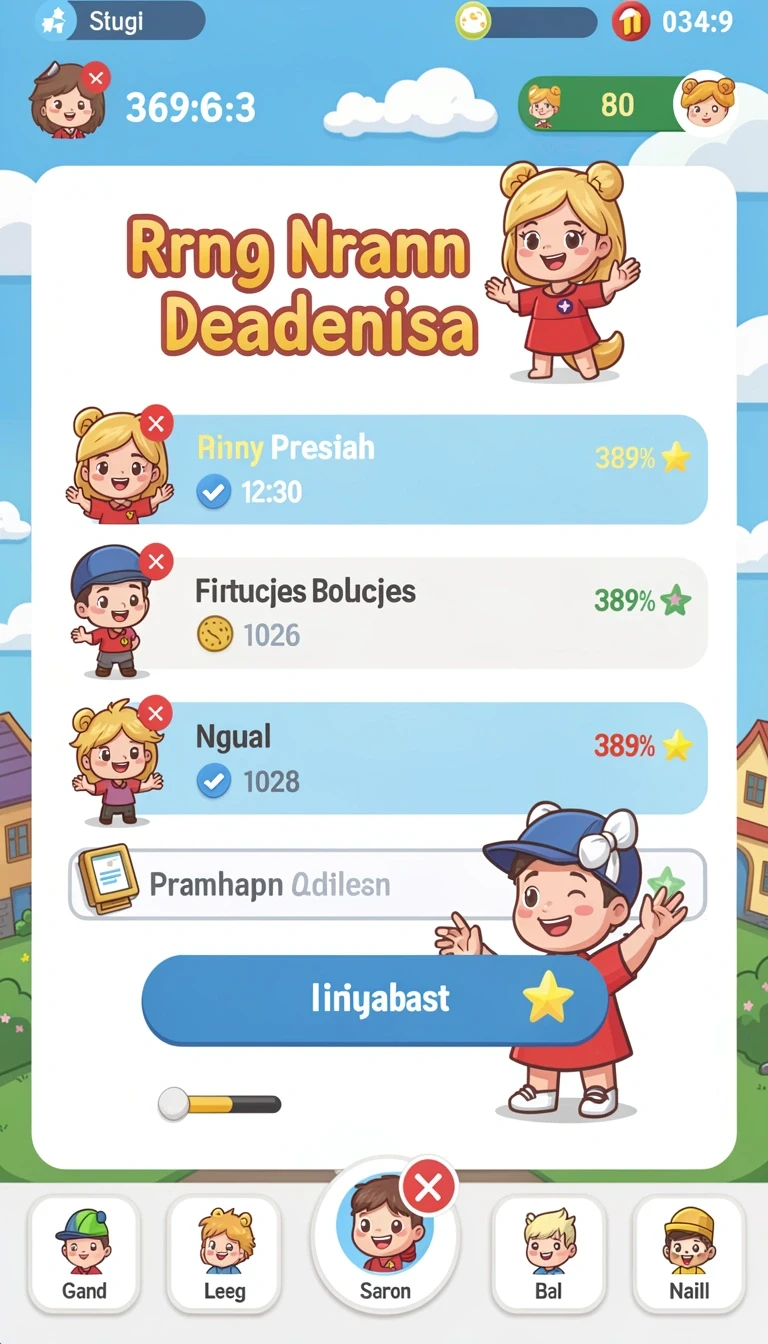 Galeri pratinjau visual idamantoto build APK resmi terbaru